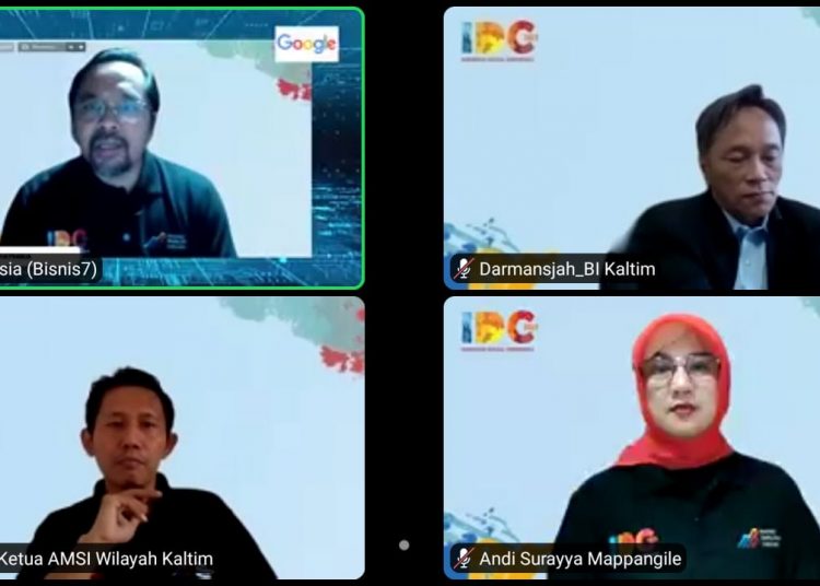 Pelaksanaan Road to IDC 2021 AMSI Kaltim. (fornews.co/ist)