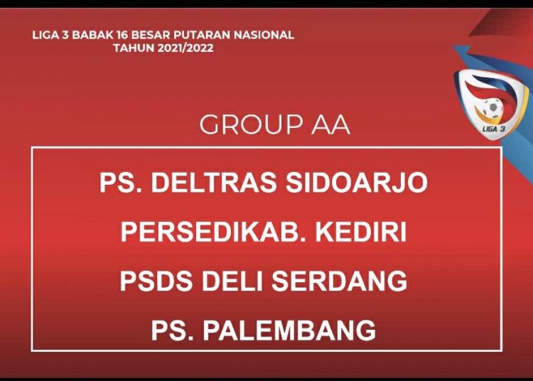Grafis Grup AA 16 Besar Liga 3 Indonesia