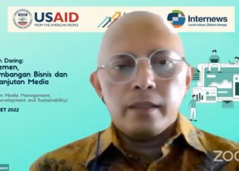 Salah satu pemateri Pelatihan Penguatan Manajemen, Bisnis, dan Keberlanjutan Media Digital yang digelar AMSI dari tanggal 21-30 Maret 2022.(fornews.co/ist)