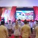 Ketua DPC Gerindra Palembang, M Akbar Alfaro, saat melantik DPC dan serta PAC Partai Gerindra Palembang, serta rakorcab DPC di Hotel Aryaduta, Minggu (17/4/2022). (fornews.co/ist)