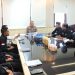 Kapolrestabes Palembang, Kombes Mokhamad Ngajib saat menerima Komisioner KPU Palembang, Rabu (8/6/2022). (fornews.co/ist)