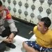 Satu tersangka begal motor Palembang, M Aji Saputra, usai diringkus tim Satreskrim Polsekta Ilir Barat I Palembang, Jumat (10/6/2022). (fornews.co/ist)