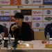 Pelatih Kepala Timnas Indonesia U-19, Shin Tae-yong, saat memberi keterangan pers, di Stadion Patriot Candrabhaga, Bekasi, Jumat (1/7/2022). (fornews.co/pssi.prg)