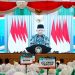 Wapres Ma’ruf Amin saat menyampaikan sambutan secara virtual pada Pembukaan Kongres Fatayat NU ke-16, di Jakabaring Sport City (JSC), Palembang, Jumat (15/7/2022). (fornews.co/humas pemprov sumsel)