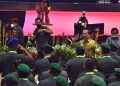 Presiden Jokowi saat hadir pada Silatnas Peringatan HUT PPAD Tahun 2022, di SICC, Bogor, Jawa Barat, Jumat (05/08/2022) pagi. (fornews.co/Foto: Humas Setkab/Agung)
