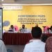 Suasana konferensi pers APBN KiTa Provinsi Sumsel, beberapa waktu lalu. (fornews.co/ist)