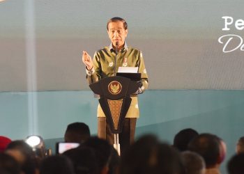 Presiden Jokowi menghadiri Puncak Peringatan HPN 2023, di Deli Serdang, Sumatera Utara, Kamis (09/02/2023). (fornews.co/Foto: Humas Setkab/Rahmat)