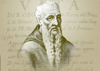 ODORIC Mattiuzzi petualang Italia abad 15 lebih dahulu menginjakkan kakinya di pulau Sumatera dan Jawa sebelum Marco Polo. (foto fornews.co/british library/grafis adam)