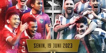 Ketua Umum PSSI Erick Thohir mengumumkan harga tiket FIFA Matchday Timnas Indonesia - Argentina. (fornews.co/pssi.org)
