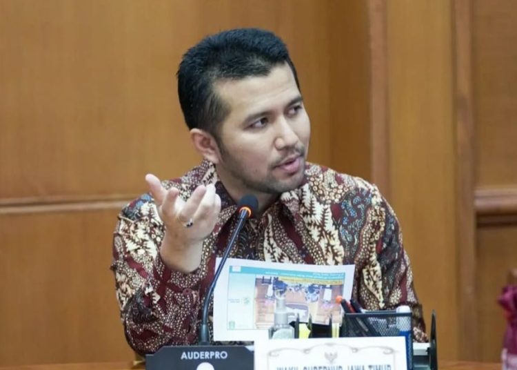 Wakil Gubernur Jatim, Emil Elestianto Dardak, Ketua Masyarakat Ekonomi Syariah (MES) Jatim, Kamis (15/6/2023). (fornews.co/tangkap layar)