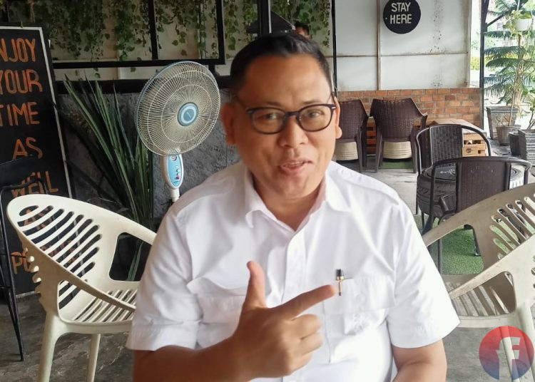Mantan Kaban Kesbangpol Sumsel, Ikhwanuddin, sekarang terdaftar sebagai bacaleg DPRD Provinsi Sumsel dapil Muba Partai Gerindra. (fornews.co/sidratul muntaha)