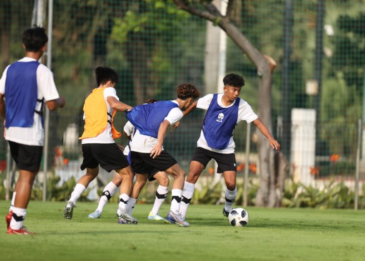Pemain Timnas Indonesia U-17 saat menjalani pemusatan latihan di Jakarta beberapa waktu lalu. (fornews.co/ist)