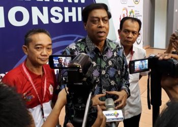 Secretary General ISTAF, Datuk Abdul Halim Kader dan Islah Taufik Effendi (kiri). (fornews.co/ist)