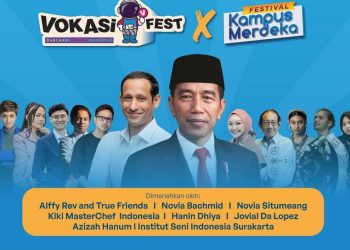 Vokasifest dan Festival Kampus Merdeka ke-3, di Graha Bhakti Budaya Taman Ismail Marzuki, Jakarta, Senin (11/12/2023). (fornews.co/tangkap layar)