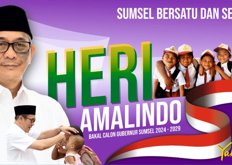 Ilustrasi bakal Calon Gubernur Sumsel, Heri Amalindo. (fornews.co/ist)