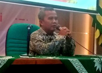 JEFREE Fahana, S.T., M.Kom selaku Ketua Lazismu DIY, pada Selasa (29/4/2025), mengungkapkan dengan menjalin silaturahmi dengan media massa kebaikan dan program-program unggulan Lazismu DIY dapat terus disyiarkan (didakwahkan) ke masyarakat luas. (foto fornews.co/adam)