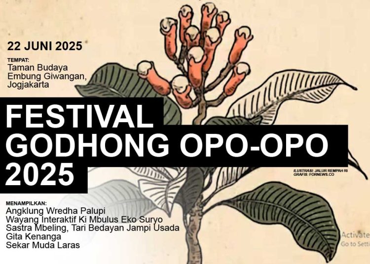 Festival Godhong Opo-Opo 2025: Merayakan Kekayaan Rempah dan Budaya Nusantara. (grafis fornews.co)
