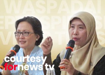 DUA dokter, dr Lana Unwanah, MKM dan drh Sri Panggarti, berpesan kepada masyarakat memperhatikan kebersihan rumah dan lingkungan agar tidak menjadi tempat berkumpul tikus, disampaikan pada Konferensi Pers di Kantor Diskominfosan, Balai Kota Jogja, Kamis, 20 Juli 2025. (foto fornews.co/fornews tv)