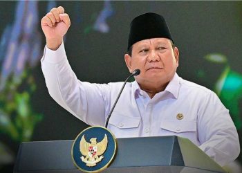 PRESIDEN RI, Prabowo Subianto, dalam sambutannya pada Peringatan Hari Lahir ke-27 Partai Kebangkitan Bangsa (PKB) menegaskan komitmennya terhadap pelaksanaan Pasal 33 Ayat 2 Undang-Undang Dasar 1945, Rabu, 23 Juli 2025 di Jakarta Convention Center.  (foto fornews.co/setpres/rusman)