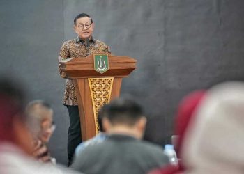 GUBERNUR DKI Jakarta, Pramono Anung, secara resmi membuka 18th Congress of the Indonesian Biology Society (PBI) dan International Conference on Biodiversity and Future Biology (ICo-BioFUB) 2025 di Universitas Nasional, Jakarta Selatan, Selasa, 26 Agustus 2025. (foto fornews.co/pemrov dki jakarta)