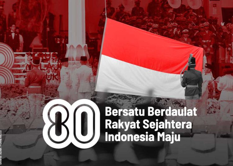 UPACARA Kemerdekaan Republik Indonesia. (grafis fornews.co/bpmi setpres/rusman)