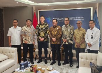 Jajaran manajemen EVO Group sesuai melakukan audiensi dengan Kemendag beberapa waktu lalu. (fornews.co/foto: ist)