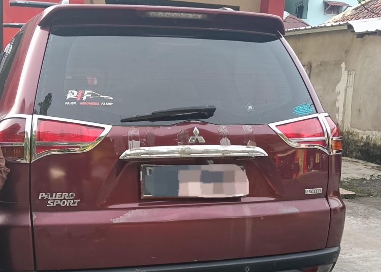 Penitipan mobil Pajero Sport milik AP di Polsek IT I Palembang berujung pada dilaporkannya oknum anggota Polsek IT I ke Propam Polda Sumsel. (fornews.co/ist)