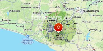 ILUSTRASI gempa Gunung Kidul pada Selasa siang, 27 Januari 2026. (foto fornews.co/adam)