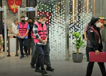 KEJAKSAAN Agung Republik Indonesia pada Rabu, 11 Februari, merilis daftar tersangka dugaan korupsi CPO  (foto fornews.co/kejaksaan ri)
