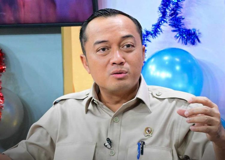 MENTERI Sekretaris Negara, Prasetyo Hadi, dalam dialog di program Apa Kabar Indonesia Pagi, Sabtu, 14 Februari 2026. (foto fornews.co/fid/un-humas kemensetneg)