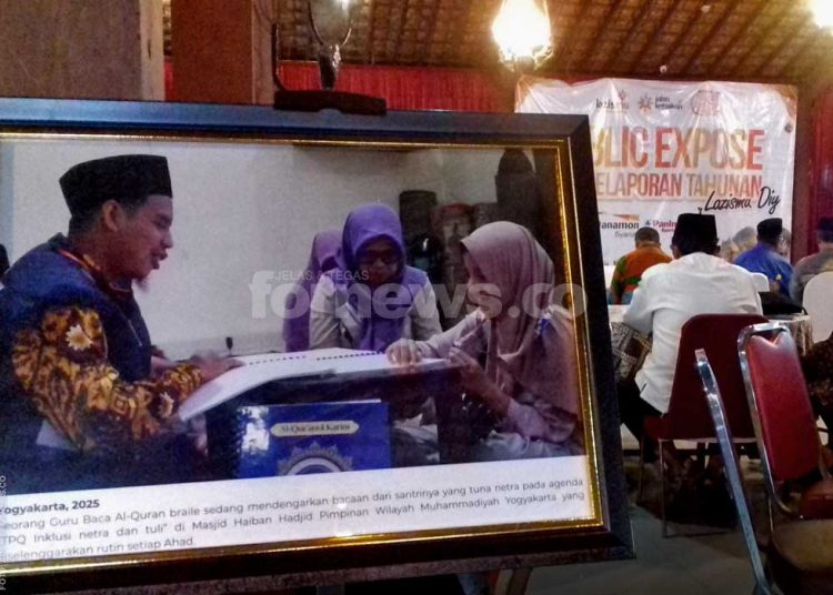 FILANTROPI, Lazismu DIY gelar Public Expose Pengelolaan Zakat di Den Nany Resto pada Jum'at sore, 6 Maret 2026. Forum ini mempertemukan pemerintah daerah, tokoh Muhammadiyah, para donatur, serta mitra strategis untuk melihat bagaimana dana zakat dikelola dan disalurkan selama satu tahun terakhir. (foto fornews.co/adam)