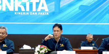 MENTERI Keuangan, Purbaya Yudhi Sadewa, saat memberikan keterangan pers di Jakarta, Jum'at, 13 Maret. (foto fornews.co/kemenkeu)