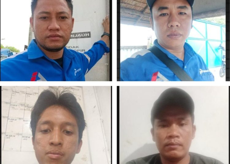 Kolase empat dari lima DPO kasus dugaan penggelapan BBM di Ogan Ilir. (fornews.co/foto: ist)