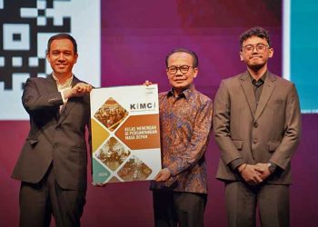 SEKRETARIS Kementerian Koordinator Bidang Perekonomian, Susiwijono Moegiarso, Dalam forum IDE Katadata Future Forum 2026. (foto fornews.co/ekon)