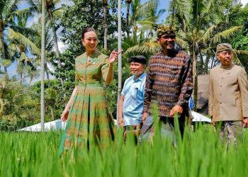 MENTERI Pariwisata, Widiyanti Putri Wardhana, meninjau Bali Spirit Festival 2026 di Puri Padi & Yoga Barn, Ubud, Gianyar, Bali, Ahad, 19 April 2026). (foto fornews.co/kemenpar)