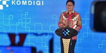 DIREKTUR Pengembangan Ekosistem Digital Sonny Hendra Sudaryana memberikan keterangan kepada awak media di Kantor Kementerian Komdigi, Jakarta Pusat, Selasa, 7 April 2026. (foto fornews.co/ardi widiyansah/komdigi)