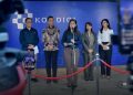 MENKOMDIGI Meutya Hafid menyampaikan keterangan kepada awak media dalam Konferensi Pers di Kantor Kementerian Komdigi, Jakarta Pusat, Rabu (22/4/2026). (foto fornews.co/pey hs/komdigi)