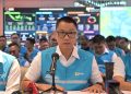 Direktur Utama PLN, Darmawan Prasodjo, didampingi jajaran direksi PLN saat konferensi pers di Kantor Pusat PLN, Sabtu (23/5/2026). (fornews.co/foto: ist)