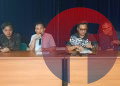 Penasehat Hukum Pelapor Budiman dari Kantor Hukum Arya Aditya and Partners didampingi Rahmad Hartoyo, SH, MH; dan Sumardi, SH, saat memberikan keterangan kepada awak media, Kamis (7/5/2026). (fornews.co/foto: sidratul muntaha)