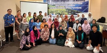 Peserta dan narasumber usai pelatihan Digital Marketing untuk Meningkatkan Pemasaran Produk yang digagas Yayasan Mitra Hijau, di Hotel The Zuri Palembang, Kamis (7/5/2026). (fornews.co/foto: ist)