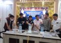 Satres Narkoba Polrestabes Palembang saat memusnahkan narkoba, di Aula Satres Narkoba Polrestabes Palembang, Rabu (20/5/2026). (fornews.co/foto: ist)