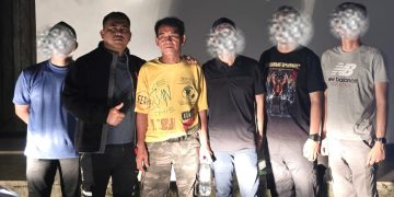 DPO dari Kejari Muba, terpidana Fahrul Rozi Als Balung, usai diringkus Tim Tabur Kejati Sumsel, di Jalan Laut LK I Kota Sekayu, pada Jumat (22/5/2026) malam. (fornews.co/foto: ist)