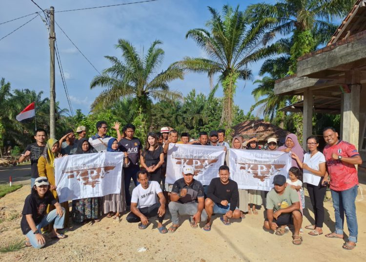 Koalisi Masyarakat Sipil Anti Mafia Tanah Sumsel mengecam Polres Muba, terkait penangkapan dan penetapan tersangka empat petani Desa Sidomulyo, Kecamatan Tungkal Jaya, Muba, pada 9 Juni 2026 lalu. (fornews.co/foto: ist)
