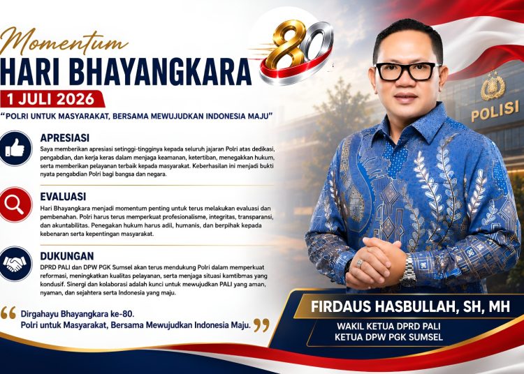 Wakil Ketua DPRD PALI dan Ketua DPW PGK Sumsel, Firdaus Hasbullah. (fornews.co/ist)