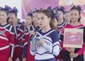 Atlet muda cheerleading saat mengikuti Indonesian Cheerleading Association (ICA) South Sumatera Regional Championship 2026, di Lapangan Tenis Indoor Pierre A Tendean Palembang, Minggu (21/6/2026) kemarin. (fornews.co/foto: ist)