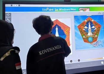 JIKF 2026 menggandeng SMSR mengawali program ekstrakurikuler Kriya Reka Rakit Bambu dan Ragam Hias Layang-Layang. (foto fornews.co/jikf)