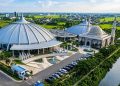 AUDITORIUM Berkemajuan senilai Rp235 miliar di Desa Saentis, Kecamatan Percut Sei Tuan, Kabupaten Deli Serdang. (foto fornews.co/muhammadiyah)