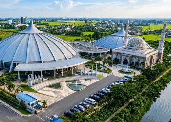 AUDITORIUM Berkemajuan senilai Rp235 miliar di Desa Saentis, Kecamatan Percut Sei Tuan, Kabupaten Deli Serdang. (foto fornews.co/muhammadiyah)