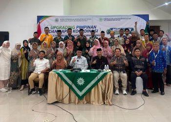 KOLABORASI MPKS Regional IV dalam Mewujudkan Kesejahteraan Sosial yang Inklusif dan Berkelanjutan itu diikuti 28 peserta dari delapan wilayah, dihadiri Ketua MPKS PP Muhammadiyah Dr. Mariman Darto, SE., M.Si., bersama Ketua PWM Sulawesi Selatan Prof. Dr. H. Ambo Asse, M.Ag., di Makassar, pada 10–12 Juli 2026. (foto fornews.co/muhammadiyah)