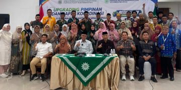 KOLABORASI MPKS Regional IV dalam Mewujudkan Kesejahteraan Sosial yang Inklusif dan Berkelanjutan itu diikuti 28 peserta dari delapan wilayah, dihadiri Ketua MPKS PP Muhammadiyah Dr. Mariman Darto, SE., M.Si., bersama Ketua PWM Sulawesi Selatan Prof. Dr. H. Ambo Asse, M.Ag., di Makassar, pada 10–12 Juli 2026. (foto fornews.co/muhammadiyah)